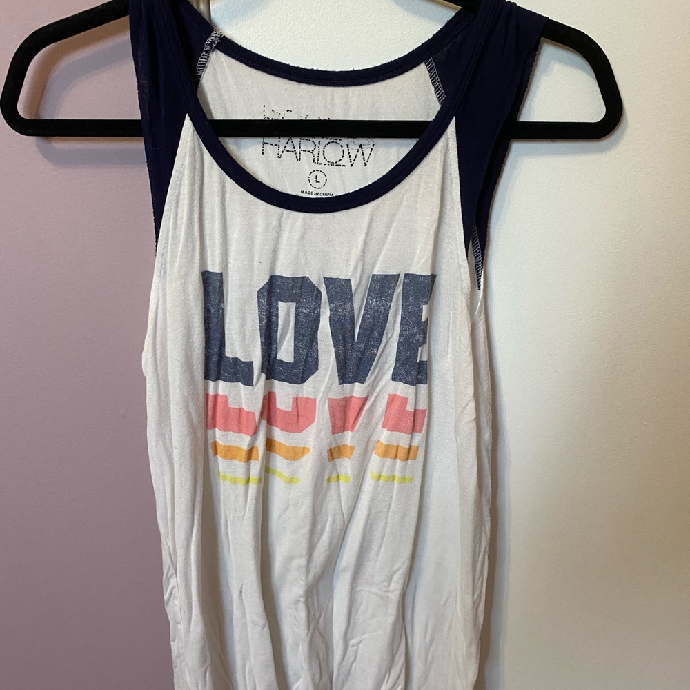 Rosie Harlow “love” tank top-size L